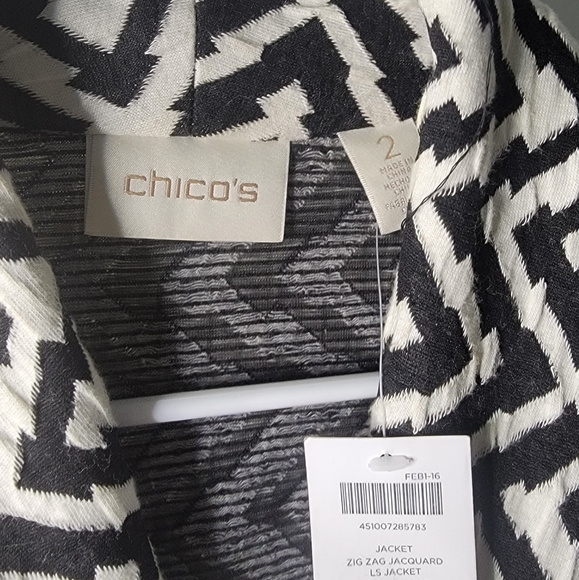 Chicos zig zap zip up - Picture 6 of 13